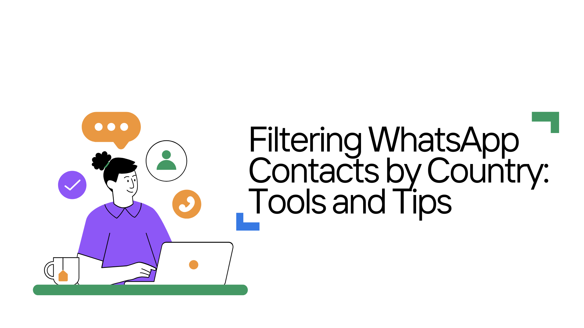 filter WhatsApp contacts by country